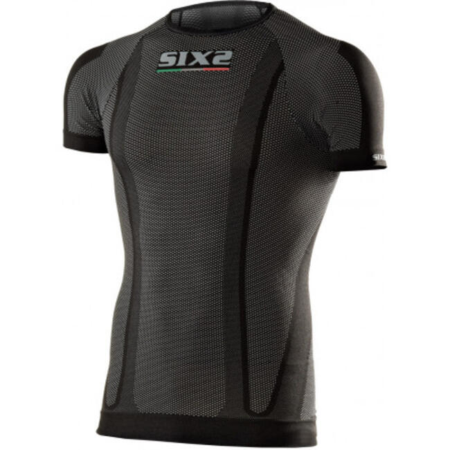 Six2 Maglia Termica Moto Black Carbon Bambino